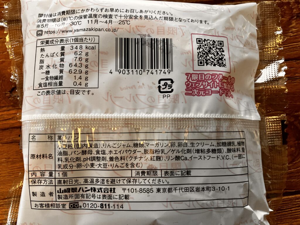 新発売ローソンちぎれるメロンパン栄養素