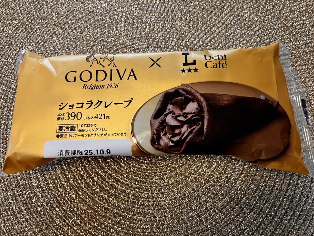 ローソンスィーツゴディバショコラクレープ